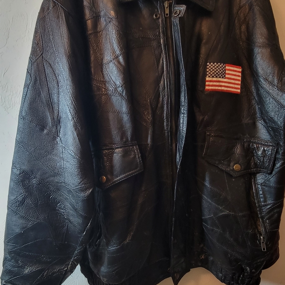 Leather jacket